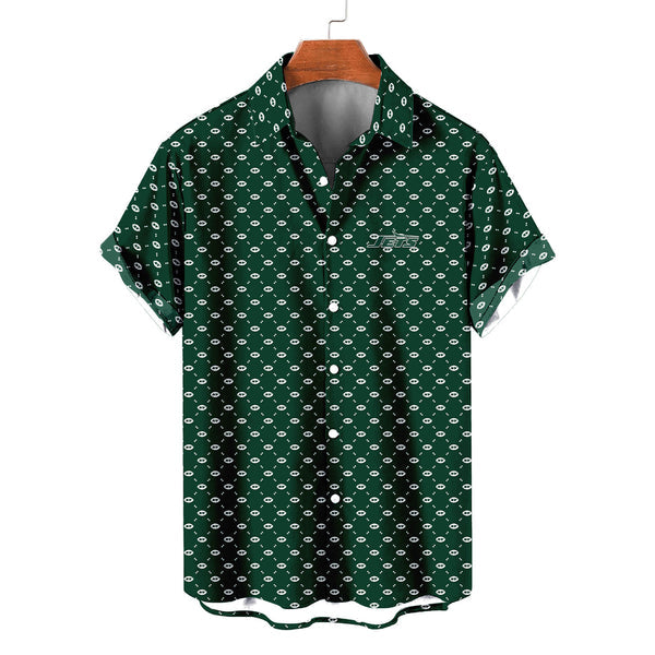 New York Jets 2 (6) Personalized Hawaiian Button down shirt