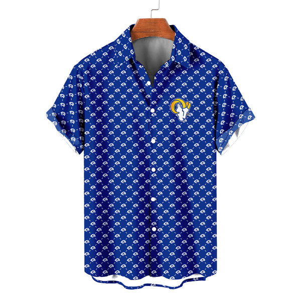 Los Angeles Rams 2 (6) Personalized Hawaiian Button down shirt