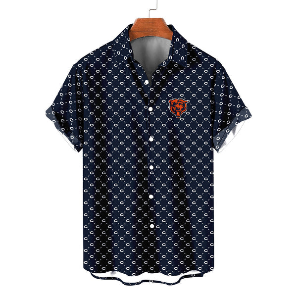 Chicago Bears 2 (54) Personalized Hawaiian Button down shirt