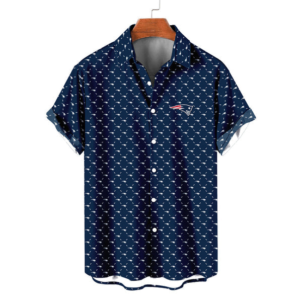 New England Patriots 2 (8) Personalized Hawaiian Button down shirt