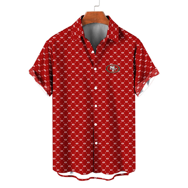 San Francisco 49ers 2 (25) Personalized Hawaiian Button down shirt
