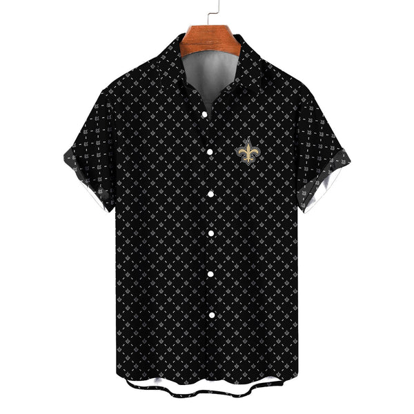 New Orleans Saints 2 (10) Personalized Hawaiian Button down shirt