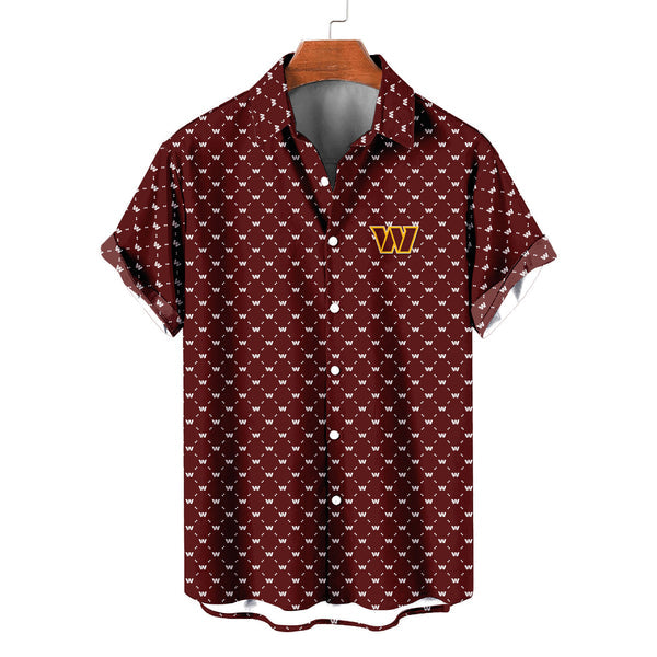 Washington Commanders 2 (8) Personalized Hawaiian Button down shirt