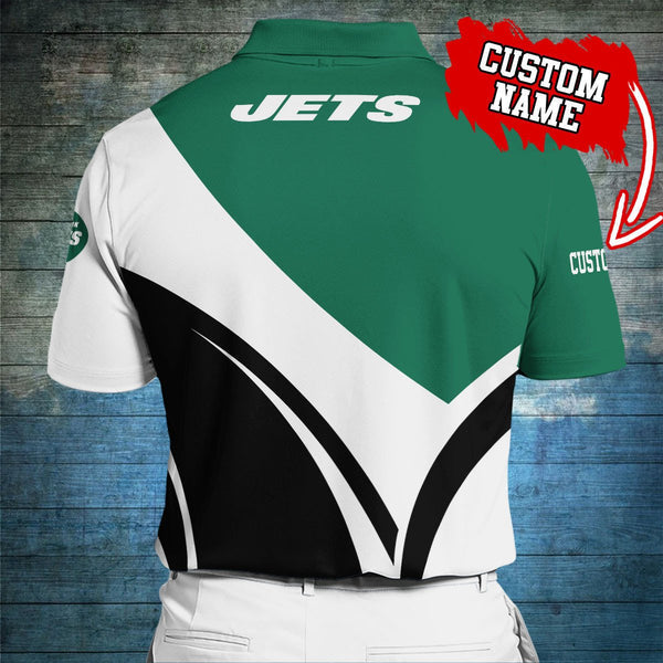 New York Jets Personalized Adult Polo Shirt 012