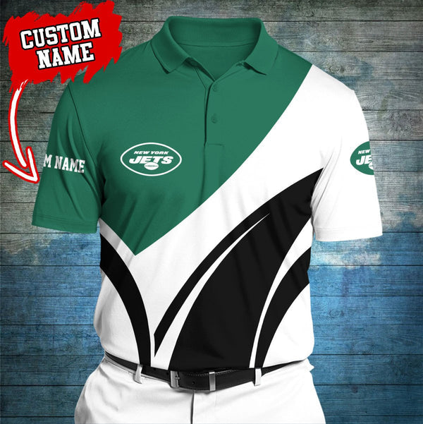 New York Jets Personalized Adult Polo Shirt 012
