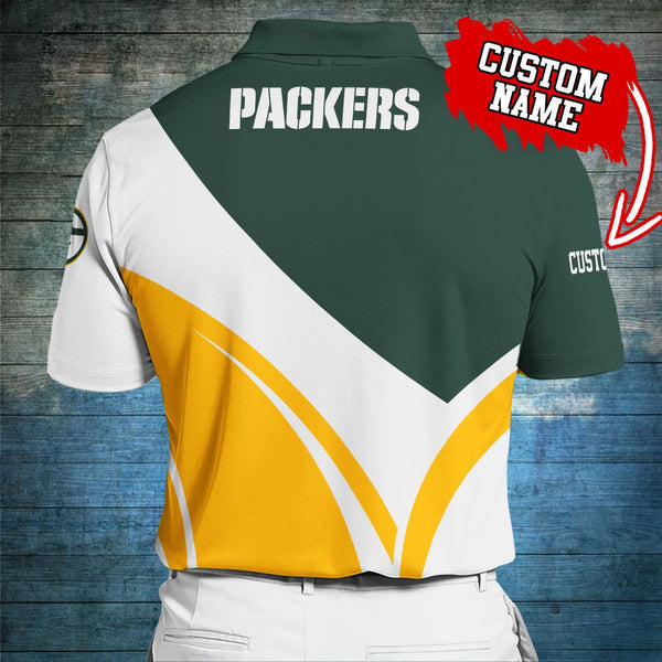 Green Bay Packers Personalized Adult Polo Shirt 012