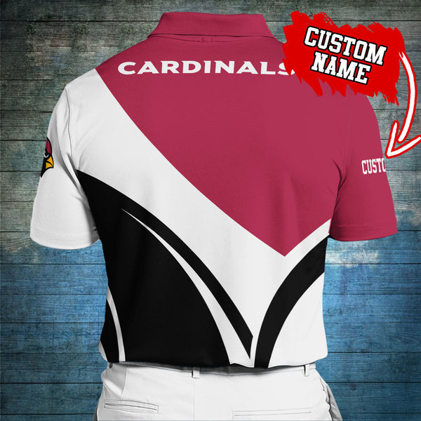 Arizona Cardinals Personalized Adult Polo Shirt 012