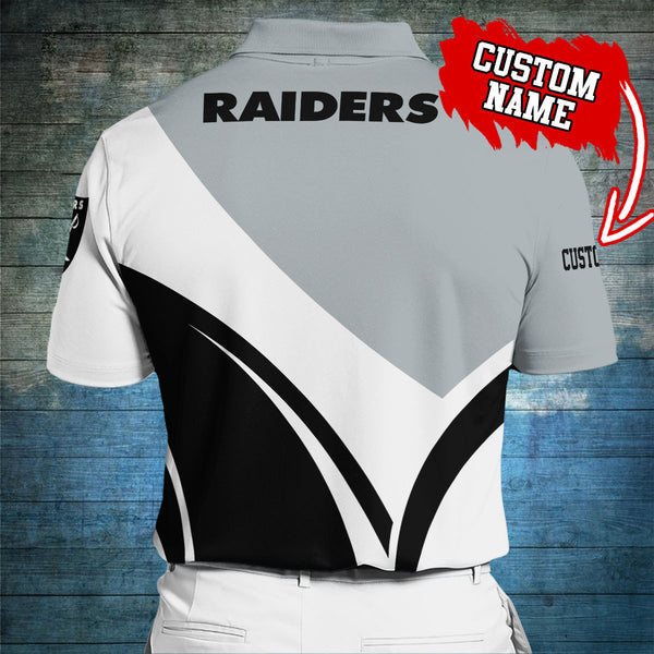 Las Vegas Raiders Personalized Adult Polo Shirt 012