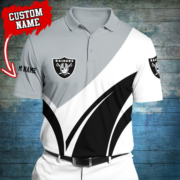 Las Vegas Raiders Personalized Adult Polo Shirt 012