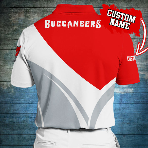 Tampa Bay Buccaneers Personalized Adult Polo Shirt 012