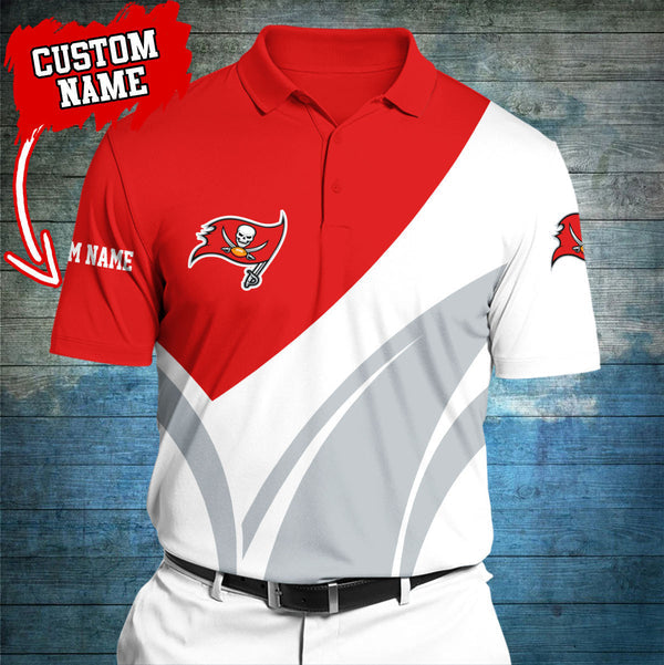 Tampa Bay Buccaneers Personalized Adult Polo Shirt 012