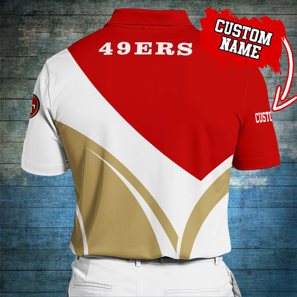 San Francisco 49ers Personalized Adult Polo Shirt 012