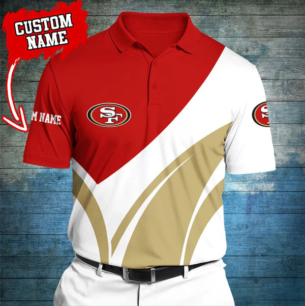 San Francisco 49ers Personalized Adult Polo Shirt 012