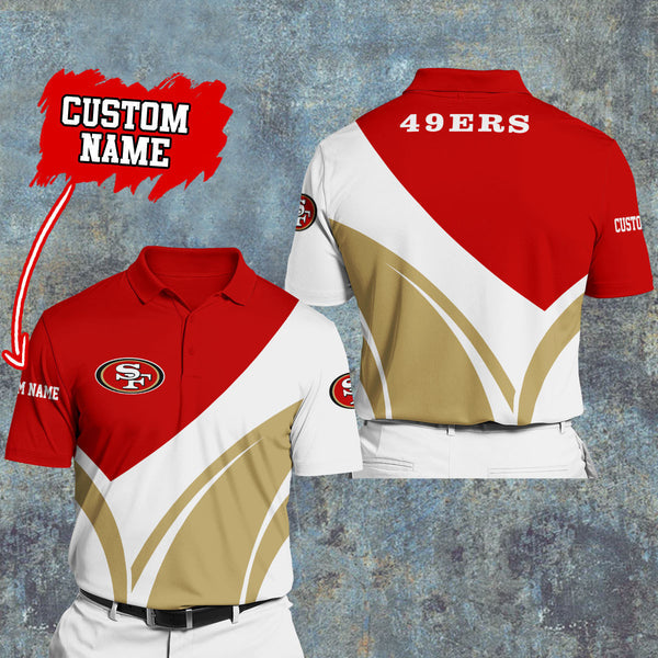 San Francisco 49ers Personalized Adult Polo Shirt 012