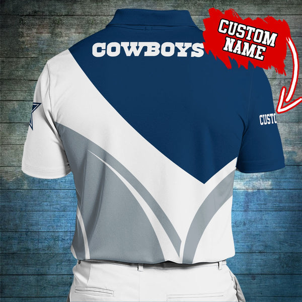 Dallas Cowboys Personalized Adult Polo Shirt 012