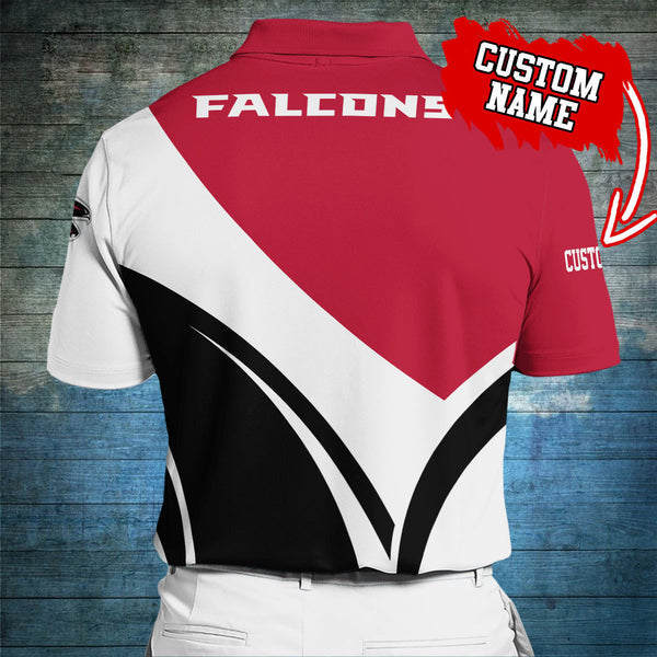 Atlanta Falcons Personalized Adult Polo Shirt 012