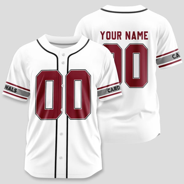 Arizona Cardinals Personalized Baseball Jersey 016