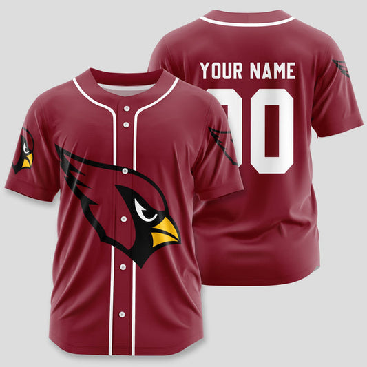 Arizona Cardinals Personalized Baseball Jersey 017