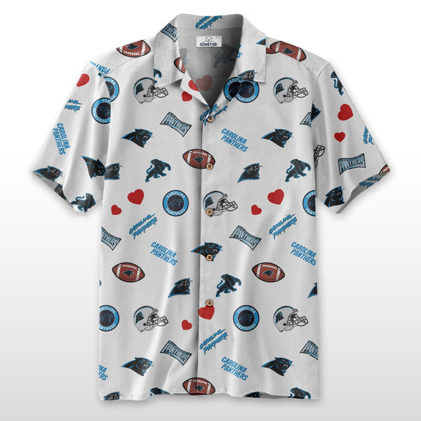 Carolina Panthers 2 (30) Personalized Hawaiian Button down shirt