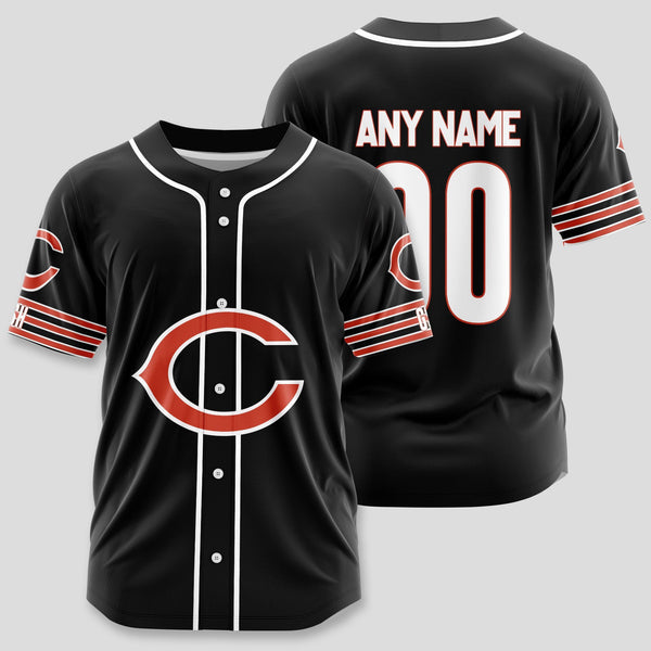 Chicago Bears Personalized Baseball Jersey 038