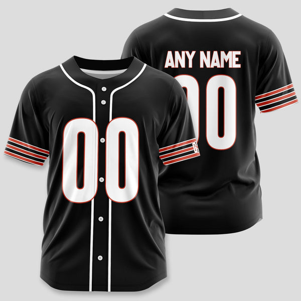 Chicago Bears Personalized Baseball Jersey 041