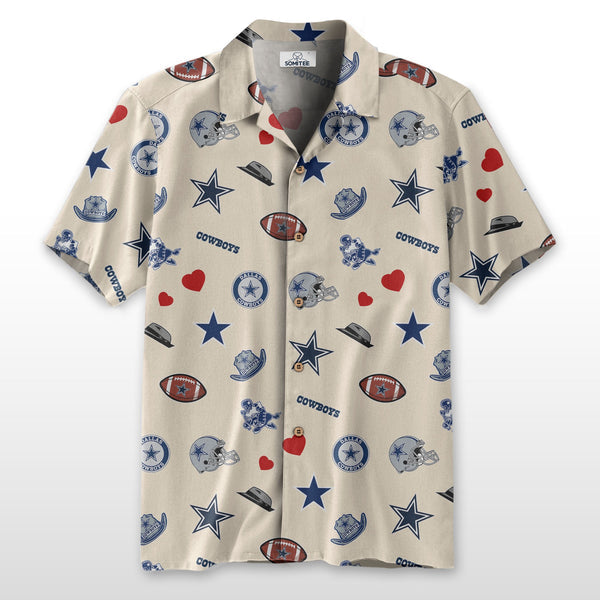 Dallas Cowboys 2 (271) Personalized Hawaiian Button down shirt