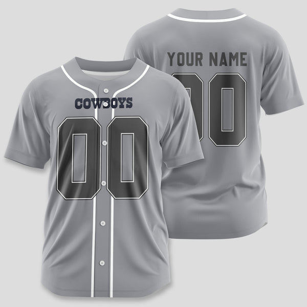 Dallas Cowboys Personalized Baseball Jersey 113