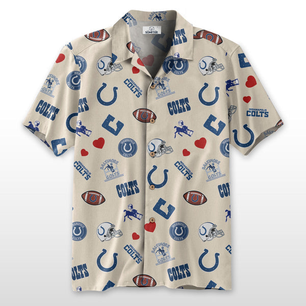 Indianapolis Colts 2 (6) Personalized Hawaiian Button down shirt