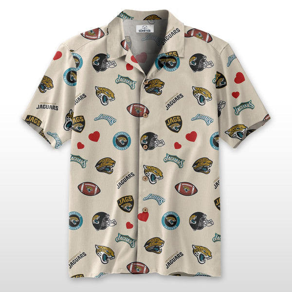 Jacksonville Jaguars 2 (8) Personalized Hawaiian Button down shirt