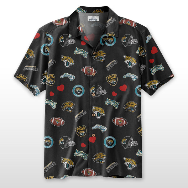 Jacksonville Jaguars 2 (8) Personalized Hawaiian Button down shirt