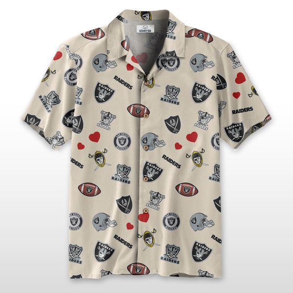 Las Vegas Raiders 2 (18) Personalized Hawaiian Button down shirt