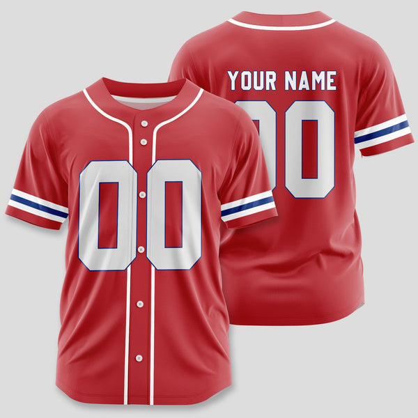 New England Patriots Personalized Baseball Jersey 004