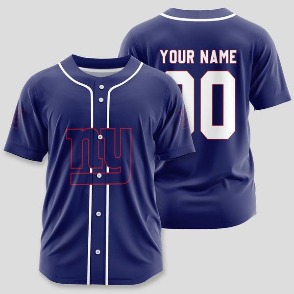 New York Giants Personalized Baseball Jersey 009