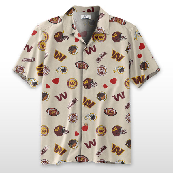 Washington Commanders 2 (9) Personalized Hawaiian Button down shirt