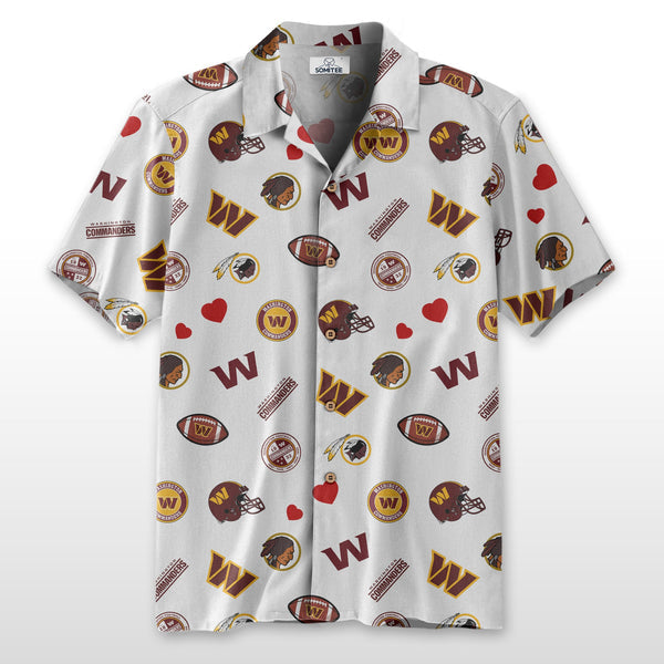 Washington Commanders 2 (9) Personalized Hawaiian Button down shirt