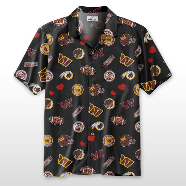 Washington Commanders 2 (9) Personalized Hawaiian Button down shirt