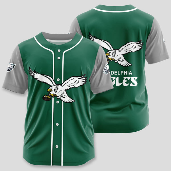 Philadelphia Eagles Personalized Baseball Jersey 020