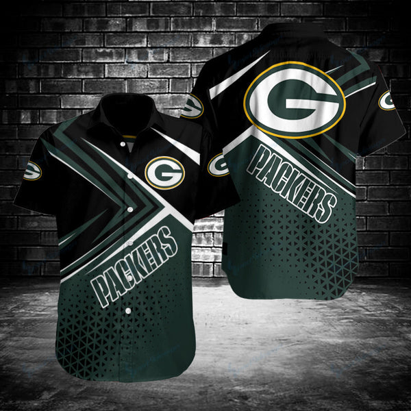 Green Bay Packers 2 (19) Personalized Hawaiian Button down shirt