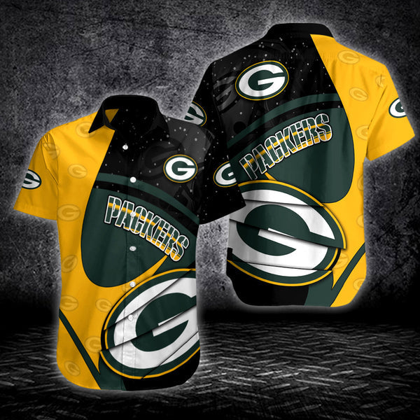 Green Bay Packers 2 (27) Personalized Hawaiian Button down shirt