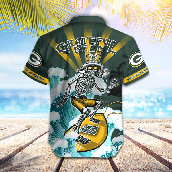 Green Bay Packers 2 (31) Personalized Hawaiian Button down shirt