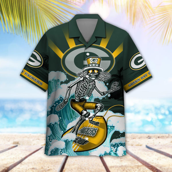 Green Bay Packers 2 (31) Personalized Hawaiian Button down shirt