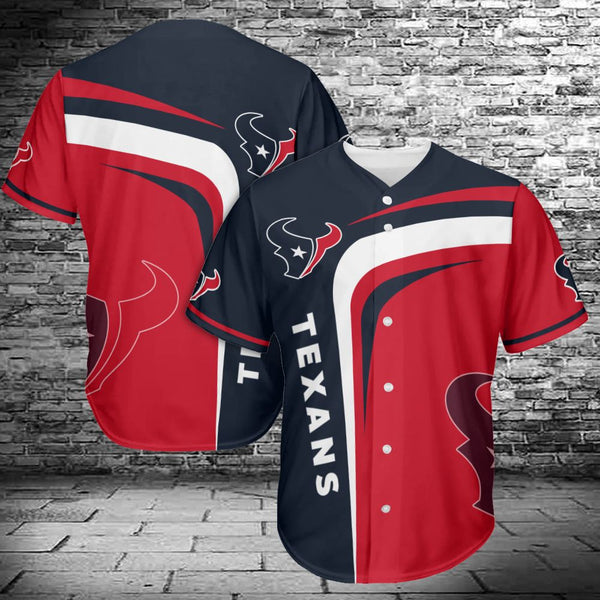 Houston Texans Personalized Baseball Jersey 020