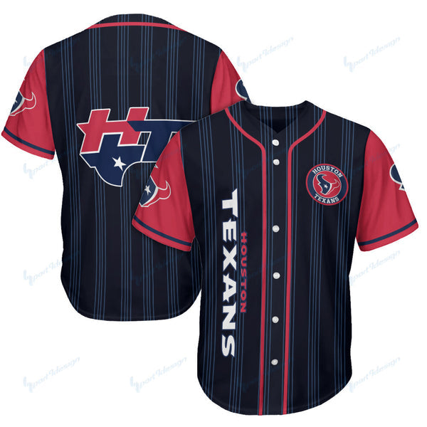 Houston Texans Personalized Baseball Jersey 019
