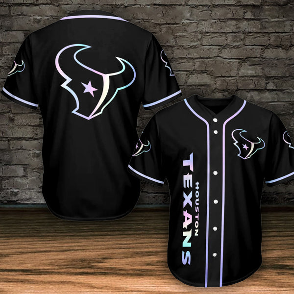 Houston Texans Personalized Baseball Jersey 018