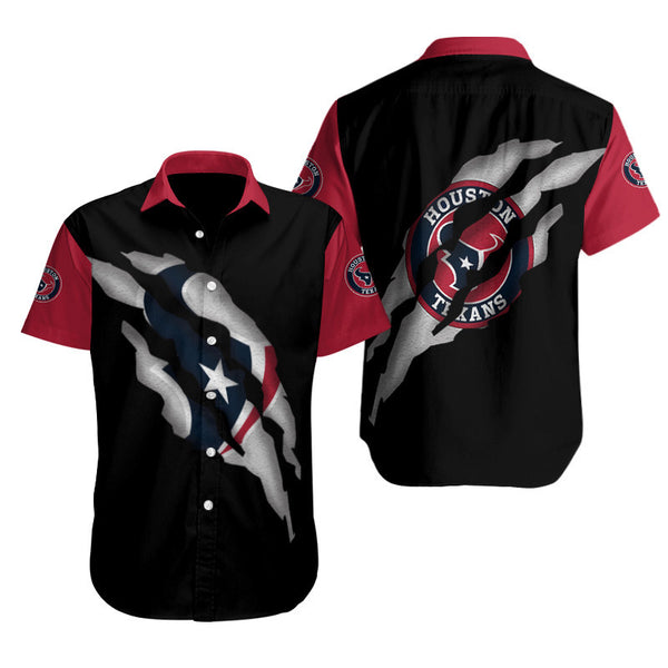 Houston Texans 2 (24) Personalized Hawaiian Button down shirt
