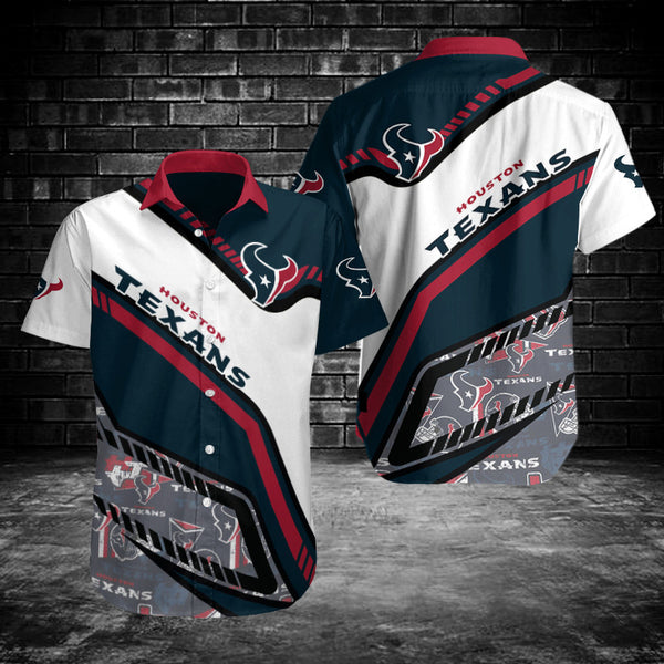 Houston Texans 2 (23) Personalized Hawaiian Button down shirt