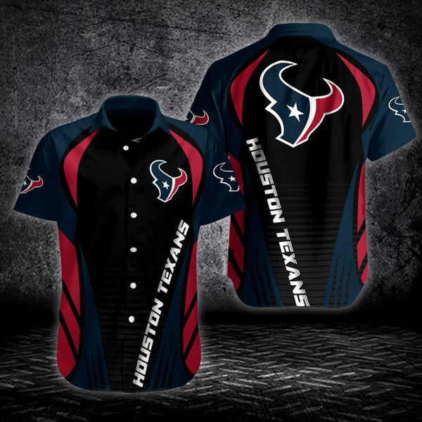 Houston Texans 2 (32) Personalized Hawaiian Button down shirt