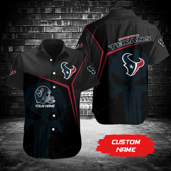 Houston Texans 2 (34) Personalized Hawaiian Button down shirt