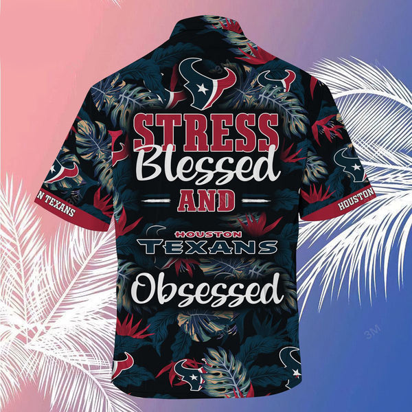 Houston Texans 2 (38) Personalized Hawaiian Button down shirt