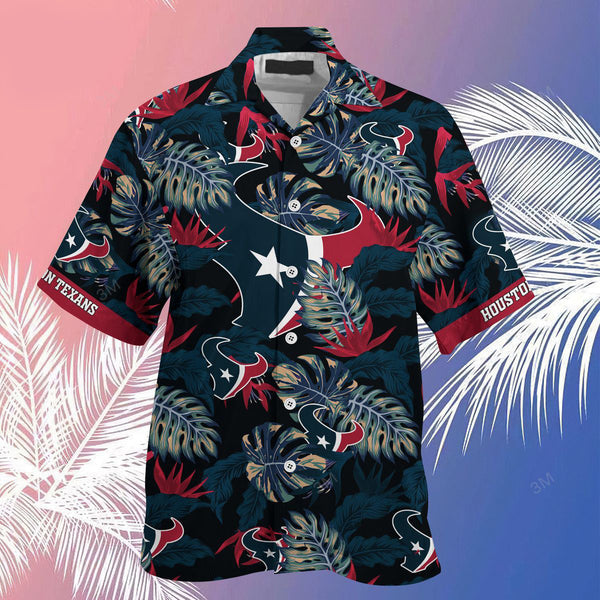 Houston Texans 2 (38) Personalized Hawaiian Button down shirt